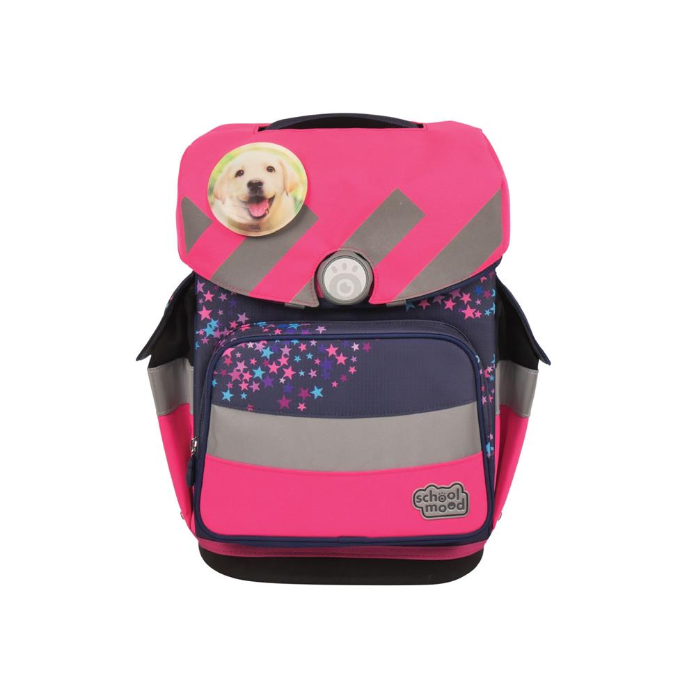 School-Mood NeonCap (pink) Leuchtkappe für Schulranzen Timeless Air+