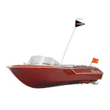 Jamara Venezia 2 Kanal 40MHz RC Boot Holzoptik Ferngesteuertes Rennboot mit Funksteuerung