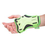 NILS EXTREME H704 Schoner-Set, Grün, Größe S - Protektoren Handgelenk Ellenbogen Knie