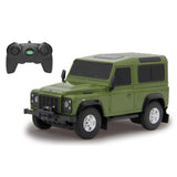 Jamara Land Rover Defender 1:24 grün 2,4GHz Ferngesteuertes Auto
