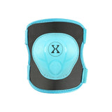 NILS EXTREME H704 Schoner-Set, Blau, Größe M - Protektoren Handgelenk Ellenbogen Knie