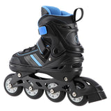 2in1 Inliner Schlittschuhe Gr. 34-38, Schwarz-Blau, verstellbar | NILS EXTREME NH18191