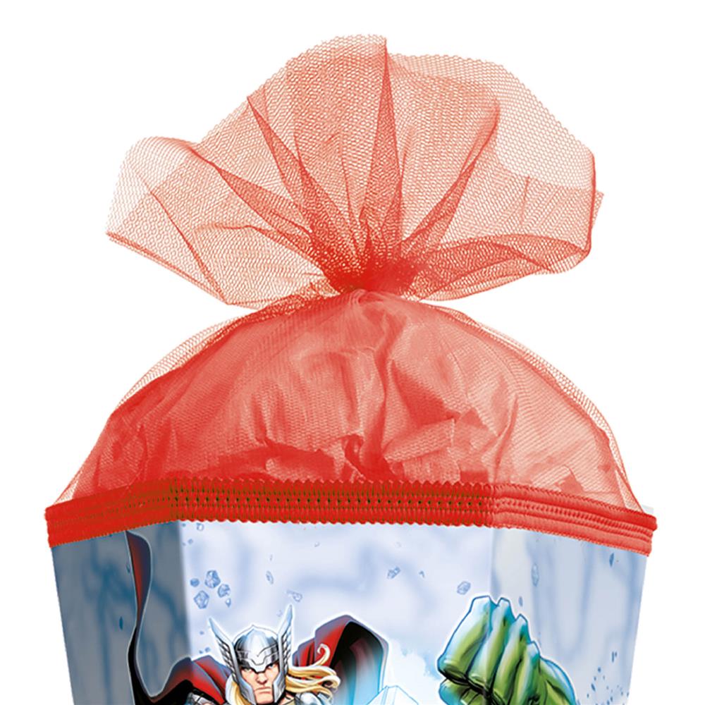 Roth Schultüte Marvel Avengers, 85cm, eckig, Rot(h)-Spitze, Tüllverschluss
