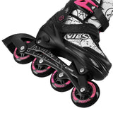 4in1 Inliner Schlittschuhe Rollschuhe Gr. 31-34, verstellbar | NILS EXTREME NH10907 TINTY