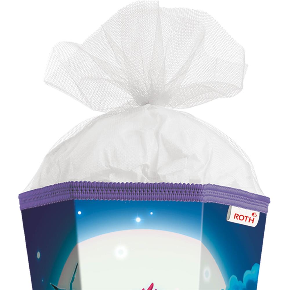 Roth Schultüte Magische Meerjungfrau, 85cm, eckig, Rot(h)-Spitze, Tüllverschluss