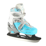 4in1 Inliner Schlittschuhe Rollschuhe Gr. 35-38, Blau, verstellbar | NILS EXTREME NH18331