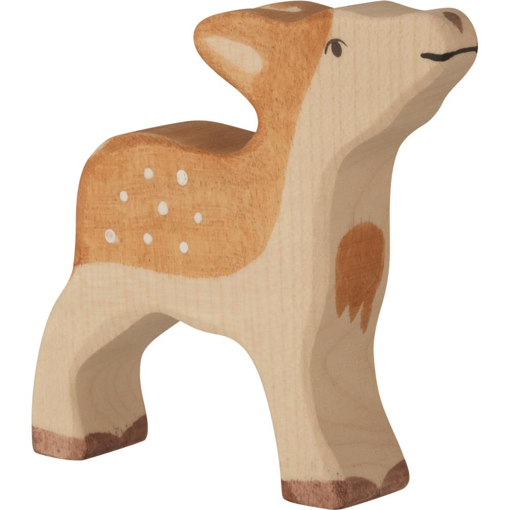 Holztiger Holzfiguren - Waldtiere 5er Set, Holzspielzeug, ab 3 Jahren