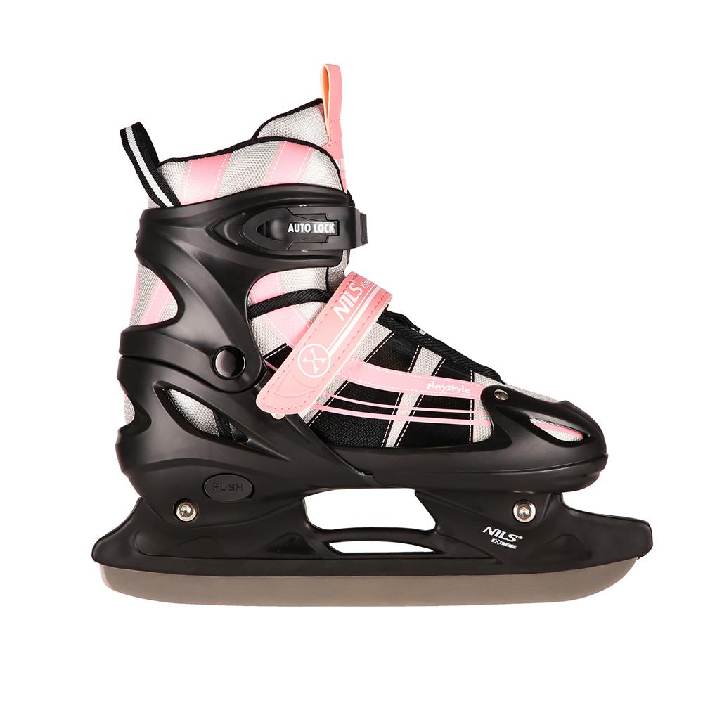 2in1 Inliner Schlittschuhe Gr. 35-38, Rosa-Weiß, verstellbar | NILS EXTREME NH18366A