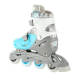4in1 Inliner Schlittschuhe Rollschuhe Gr. 31-34, Blau, verstellbar | NILS EXTREME NH18331