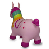 Jamara Hüpftier Einhorn, bunt, Hüpfspielzeug mit Luftpumpe
