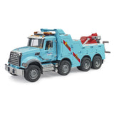 Bruder 02831 – Mack Granite Abschlepp-LKW mit Light & Sound Modul, Maßstab 1:16