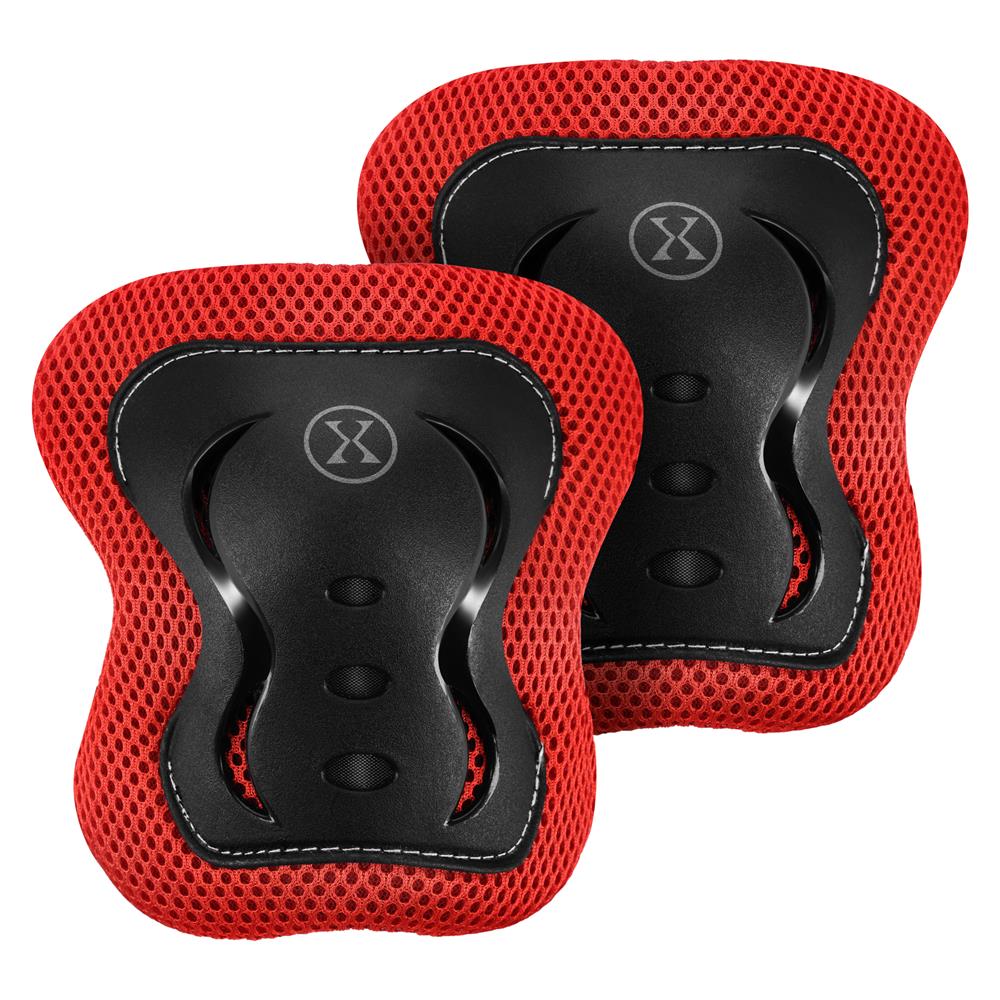 NILS EXTREME H320 Schoner-Set, Rot, Größe L - Protektoren Handgelenk Ellenbogen Knie