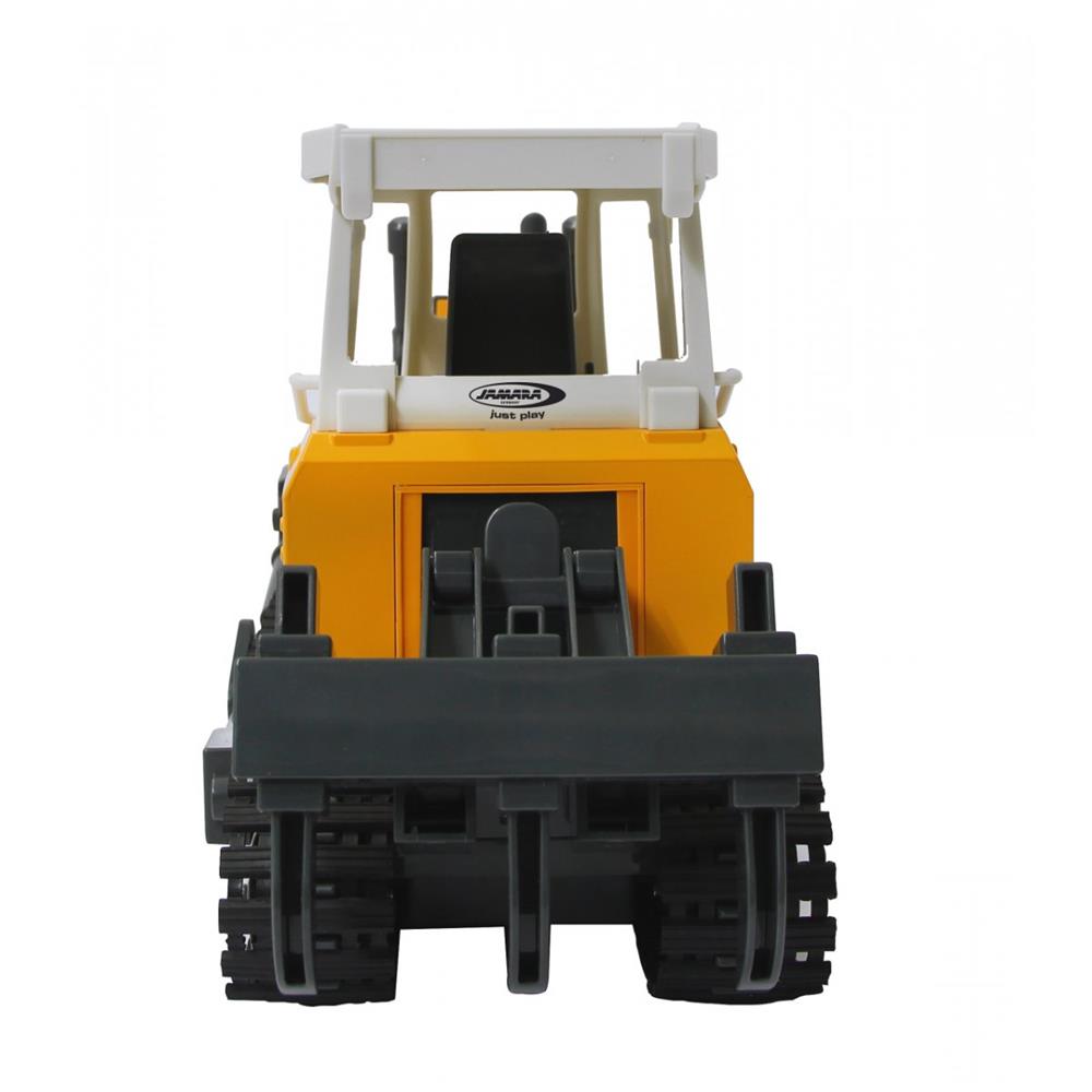 Jamara RC Planierraupe Liebherr 1:20 Gelb 2,4GHz funkferngesteuertes Baufahrzeug mit Sound