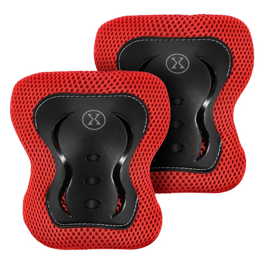 NILS EXTREME H320 Schoner-Set, Rot, Größe XL - Protektoren Handgelenk Ellenbogen Knie