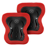 NILS EXTREME H320 Schoner-Set, Rot, Größe XL - Protektoren Handgelenk Ellenbogen Knie