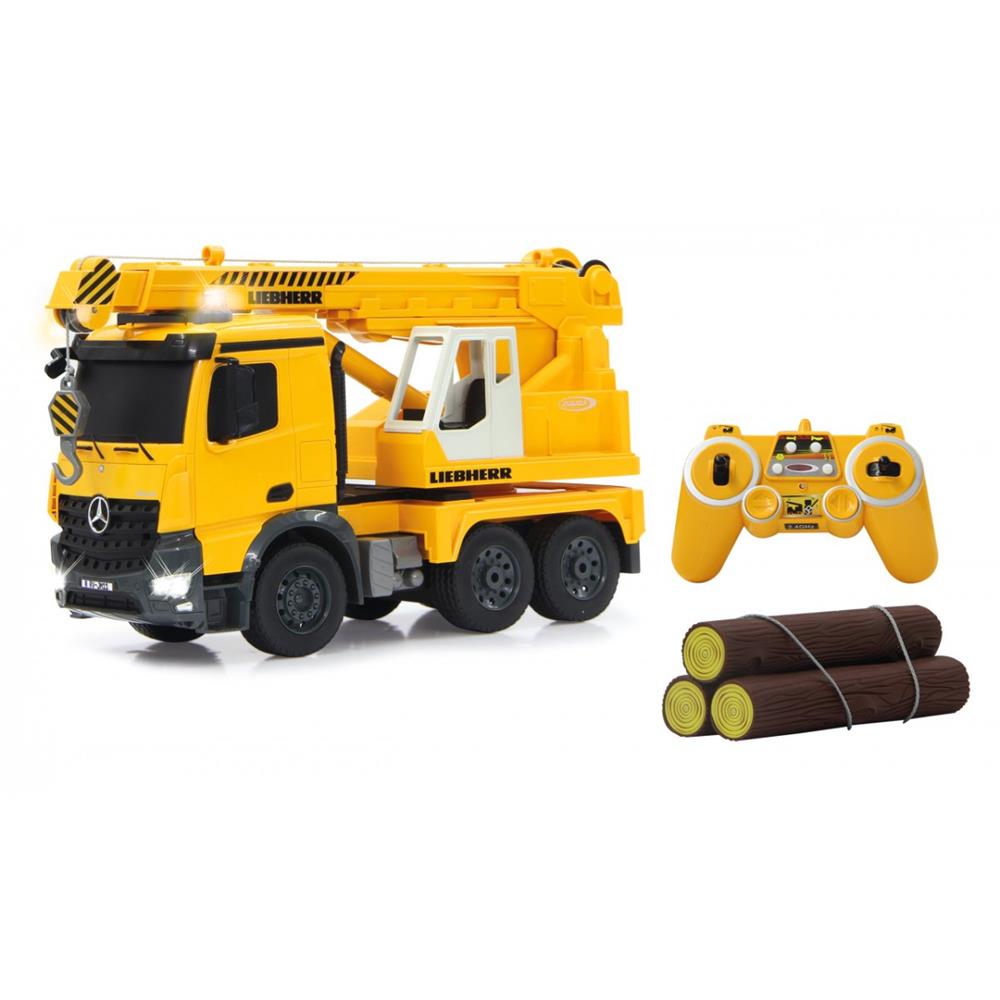 Jamara Schwerlastkran Mercedes-Benz Arocs Liebherr, 1:20, 2,4GHz, ferngesteuertes Baufahrzeug