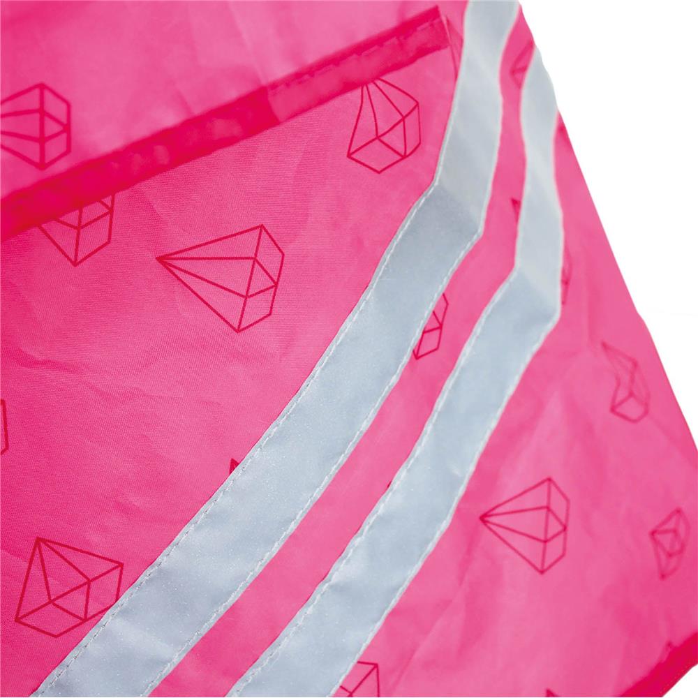 Roth ReflActions Regen-Poncho Diamant, Pink, 5-10 Jahre, mit reflektierenden Elementen