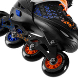 2in1 Inliner Schlittschuhe Gr. 34-38, Blau, verstellbar | NILS EXTREME NH18190A BRAVE