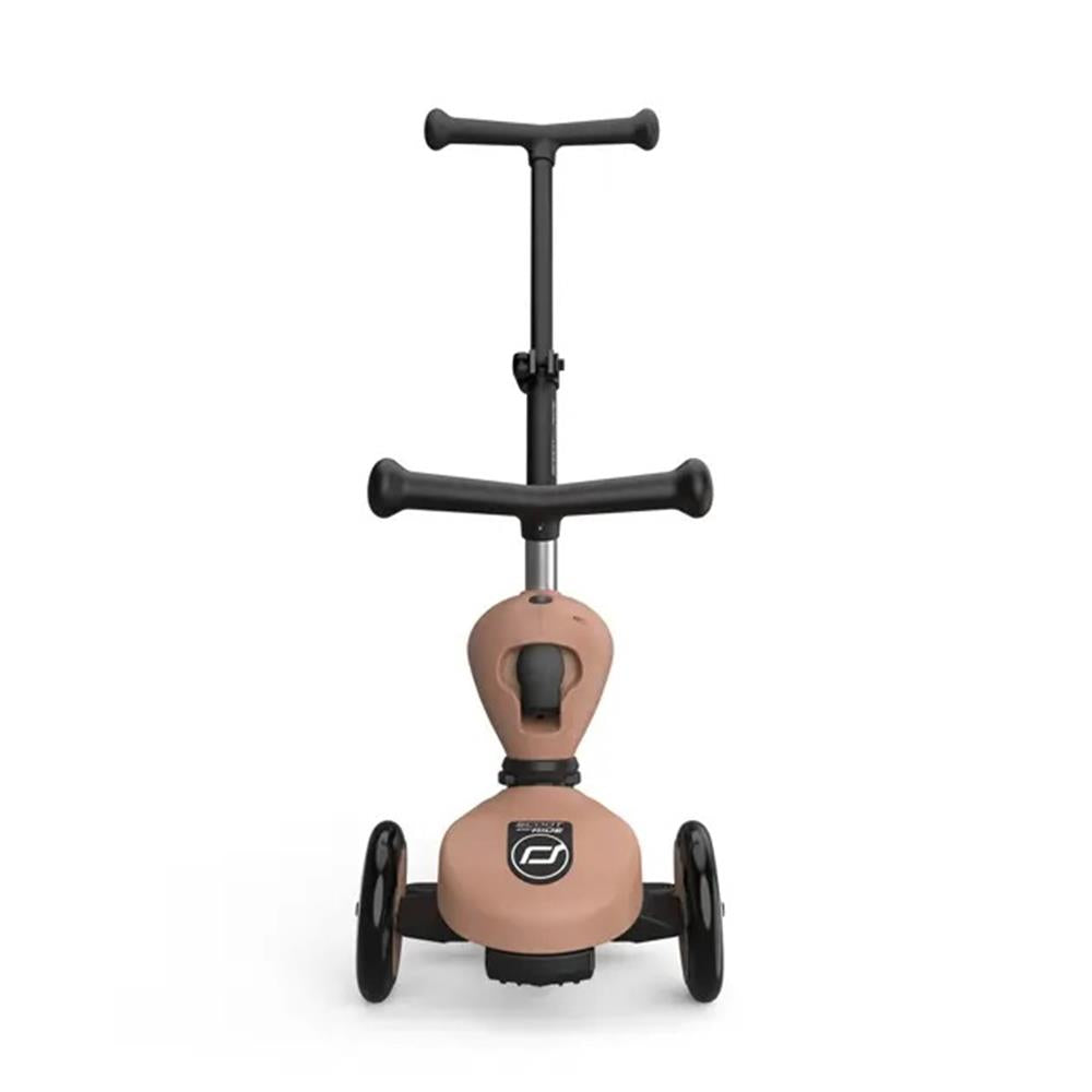 Scoot & Ride Highwaykick 1 Push and Go, mocha - Kinderroller mit Schiebestange