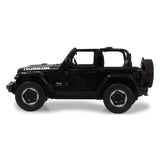 Jamara Jeep Wrangler JL 1:14 schwarz 2,4GHz Tür manuell Ferngesteuertes Auto mit LED Fahrlicht