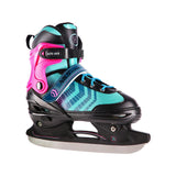 4in1 Inliner Schlittschuhe Rollschuhe Gr. 29-33, Schwarz-Violett, verstellbar | NILS EXTREME NH18192A