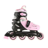 4in1 Inliner Schlittschuhe Rollschuhe Gr. 35-38, Rosa, verstellbar | NILS EXTREME NH18331