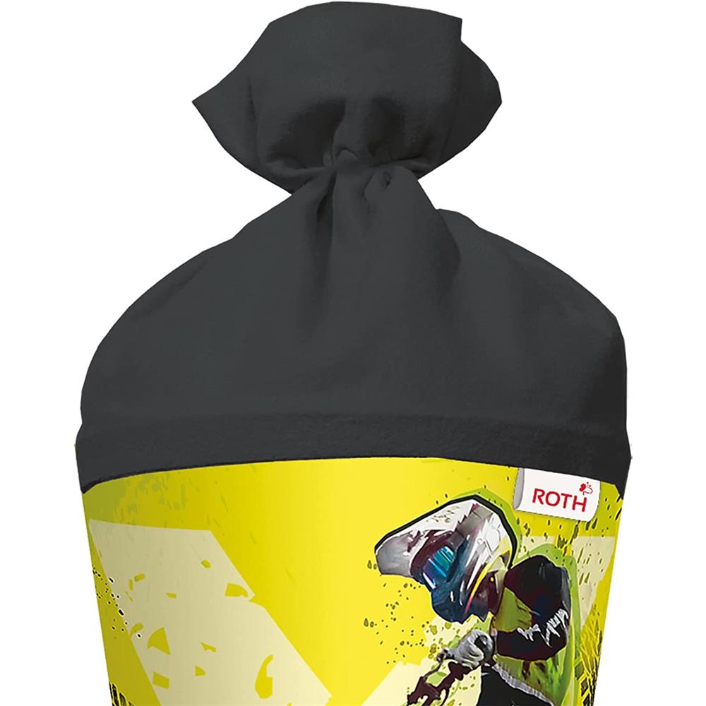 Roth Schultüte Extreme Motocross, 70cm, rund, Rot(h)-Spitze, Filzverschluss
