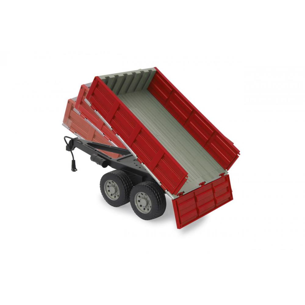 Jamara Kipper rot für RC-Traktor 1:16 Fendt funkferngesteuert Kippmulde Anhänger Bordwände klappbar