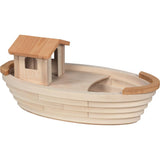 Holztiger Arche Noah mit abnehmbarer Kajüte, Holzspielzeug, ab 3 Jahren
