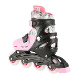 4in1 Inliner Schlittschuhe Rollschuhe Gr. 35-38, Rosa, verstellbar | NILS EXTREME NH18331