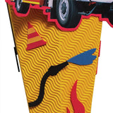 Roth Schultüte-Bastelset, Feuerwehr, 68cm, eckig, Rot(h)-Spitze, Kreppverschluss