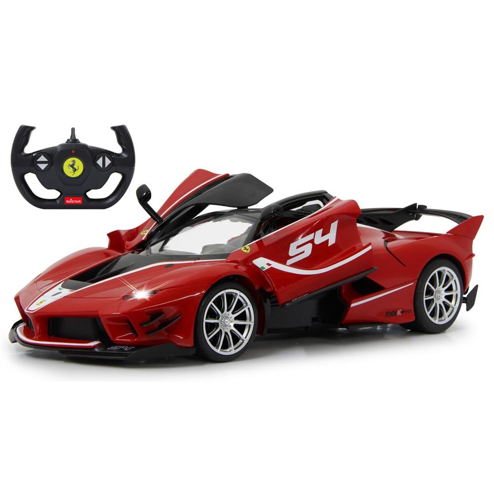 Jamara Ferrari FXX K Evo 1:14 rot 2,4GHz Tür manuell Ferngesteuertes Auto mit LED Fahrlicht