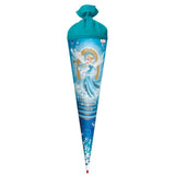 Roth Schultüte Kristallprinzessin, 70cm, rund, Rot(h)-Spitze, Filzverschluss, Glitter