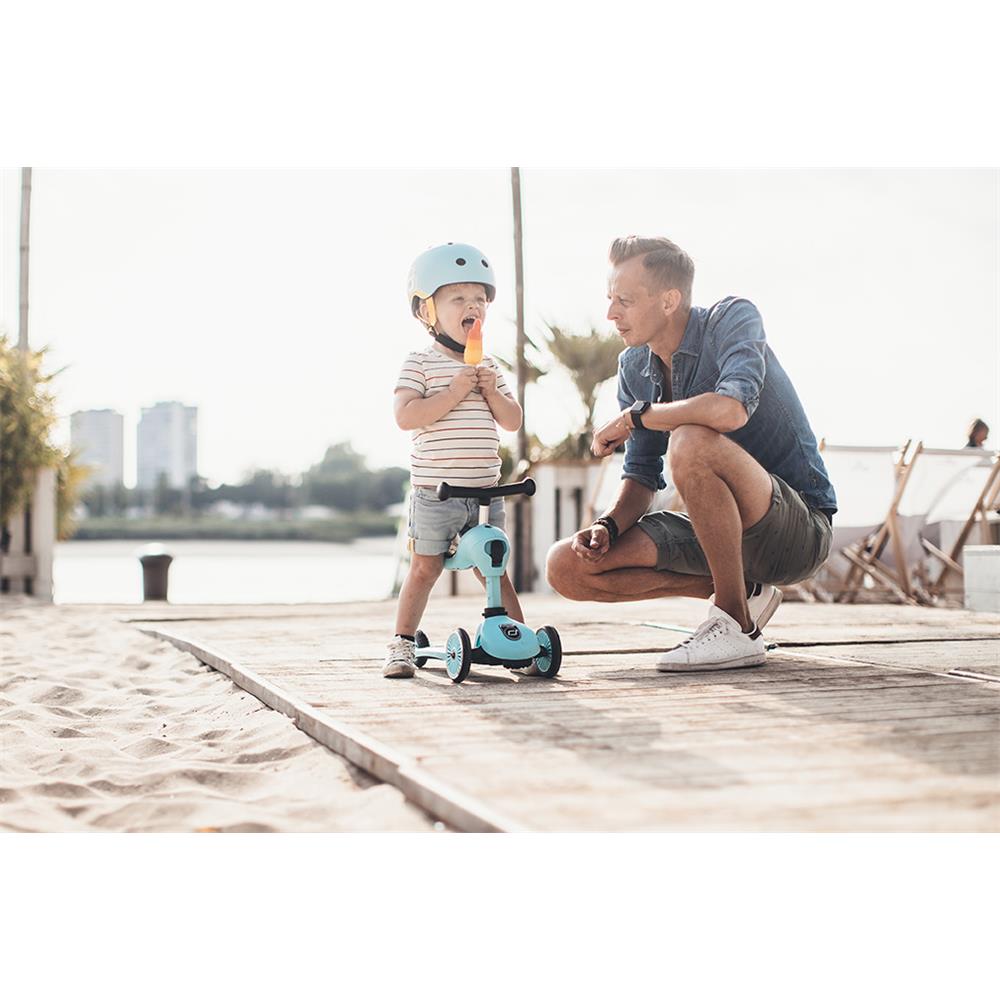 Scoot & Ride Highwaykick 1, blueberry - 2in1 Kinderroller, ab 1 Jahr