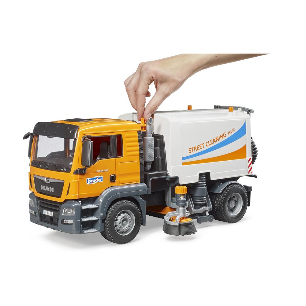 Bruder 03780 - MAN TGS LKW Straßenreinigung, 1:16