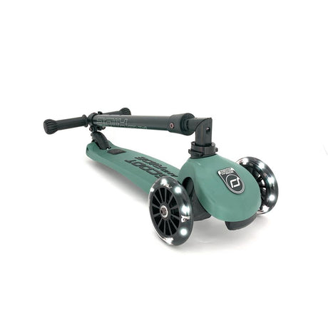 Scoot & Ride Highwaykick 3 LED Scooter, forest - Kinderroller, ab 3 Jahren