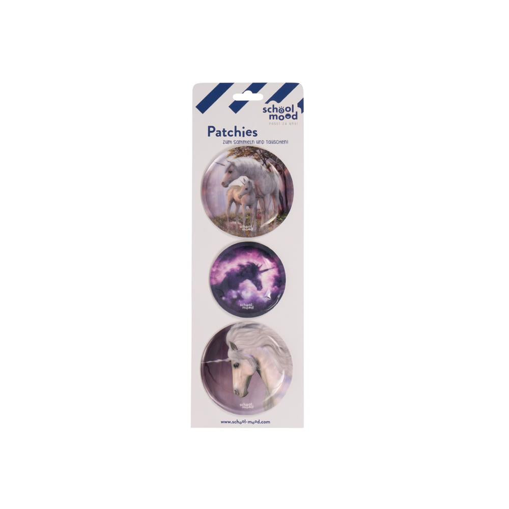School-Mood 3er Patchy-Set Luisa Einhorn