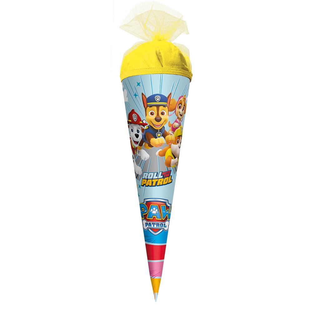 Roth Schultüte Paw Patrol, 35cm, rund, Tüllverschluss