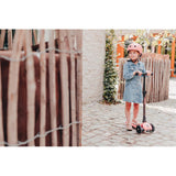 Scoot & Ride Highwaykick 3 LED Scooter, peach - Kinderroller, ab 3 Jahren