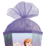 Roth Schultüte Disney Frozen, 85cm, eckig, mit Rot(h)-Spitze und lilafarbigem Tüllverschluss