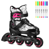 4in1 Inliner Schlittschuhe Rollschuhe Gr. 39-42, verstellbar | NILS EXTREME NH10907 TINTY