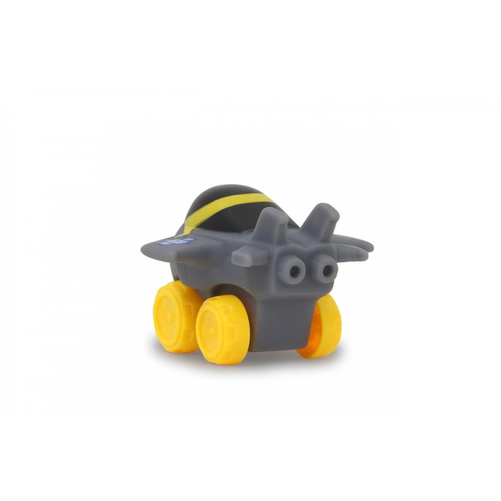 Jamara My First Pinchies Set B Gummi Fahrzeug Flugzeug Hubschrauber Softspielzeug Gummiauto