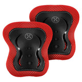 NILS EXTREME H320 Schoner-Set, Rot, Größe S - Protektoren Handgelenk Ellenbogen Knie
