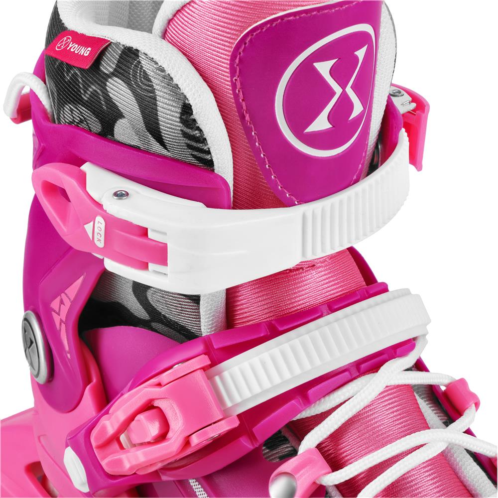Inlineskates Inliner Gr. 31-34, Rosa, größenverstellbar | NILS EXTREME NA1055 BLAZE