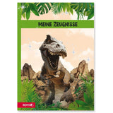 Roth Zeugnismappe Dinosaurier Tyrannosaurus mit Folie, mit 10 A4 Klarsichthüllen