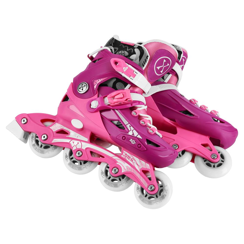 Inlineskates Inliner Gr. 31-34, Rosa, größenverstellbar | NILS EXTREME NA1055 BLAZE