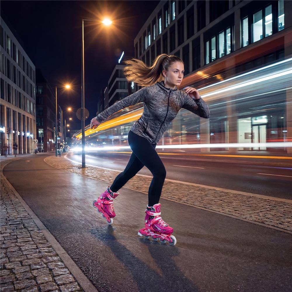 Inlineskates Inliner Gr. 31-34, Rosa, größenverstellbar | NILS EXTREME NA1055 BLAZE
