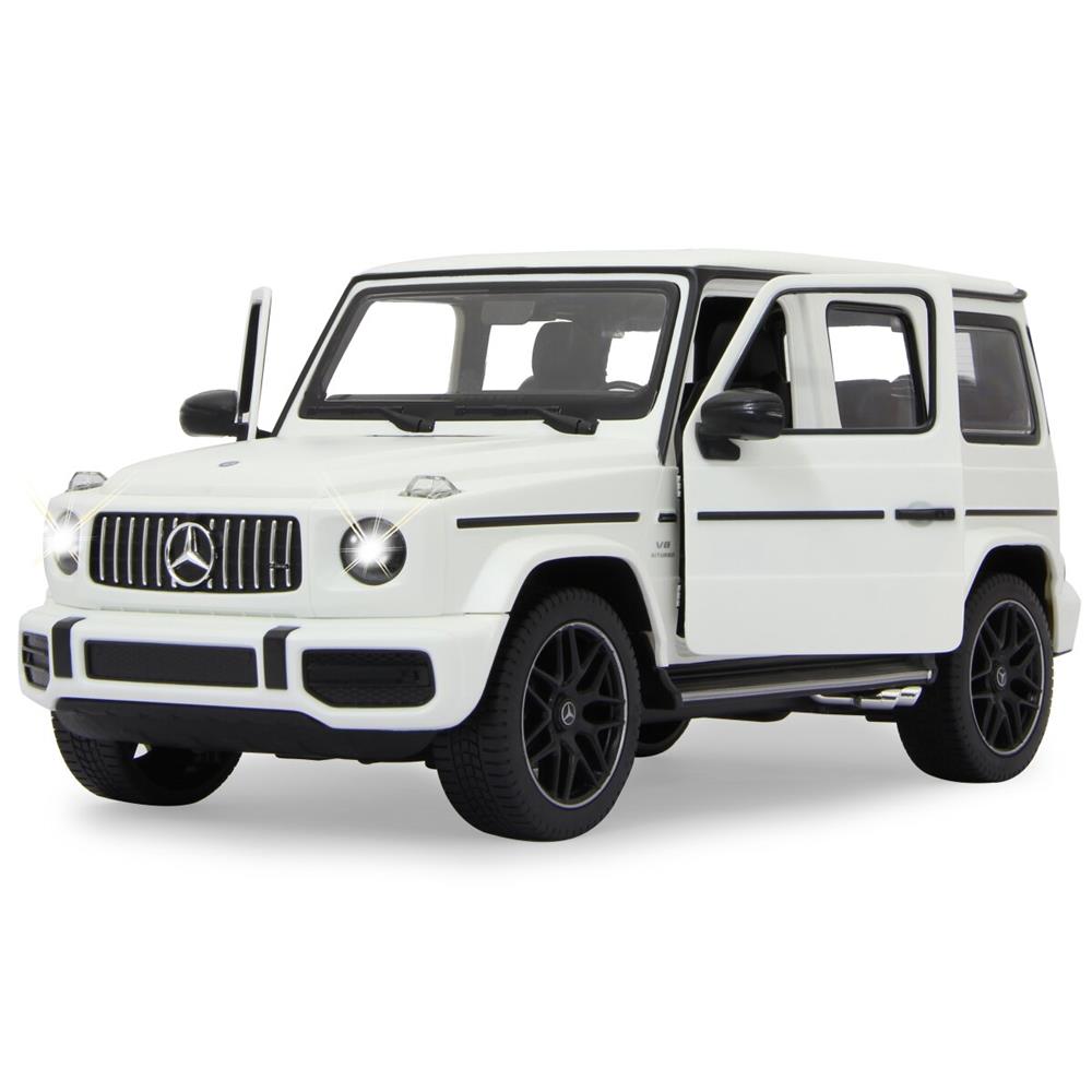 Jamara Mercedes-AMG G63 1:14 weiß 2,4GHz Tür manuell Ferngesteuertes Auto mit LED Fahrlicht