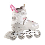 2in1 Inliner Schlittschuhe Gr. 39-43, Grau-Rosa, verstellbar | NILS EXTREME NH18188A