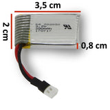 Jamara Akku AX8 Lipo 3,7V 300mAh 1,11Wh leistungsstarker Wieder aufladbarer Akku